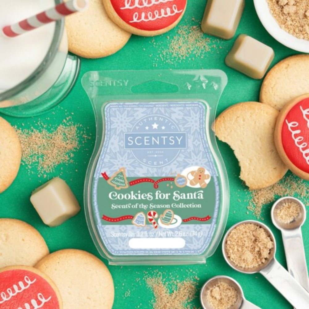 Scentsy Cookies for Santa Wax Bar